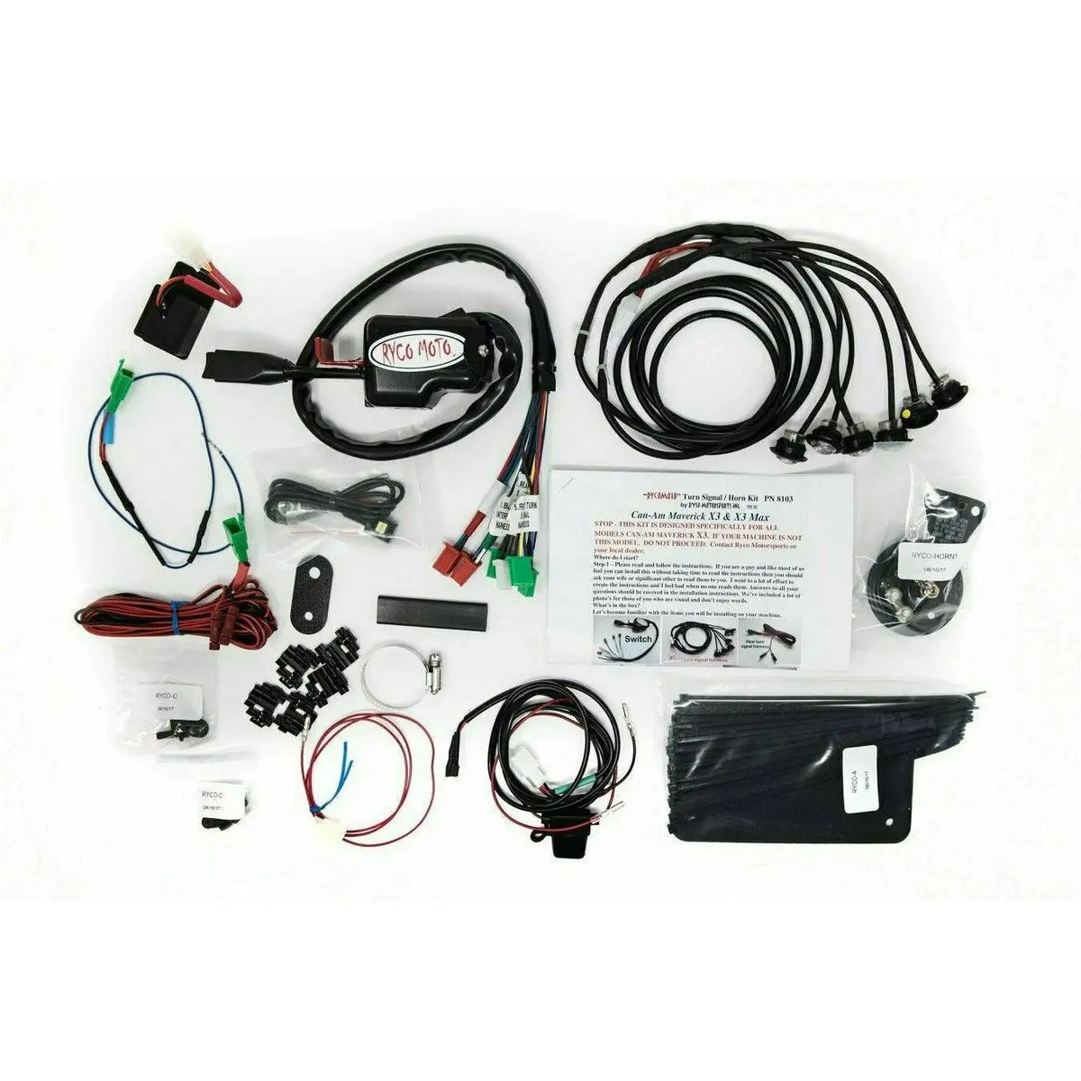 Can Am Maverick (2018+) Turn Signal & Horn Kit 1
