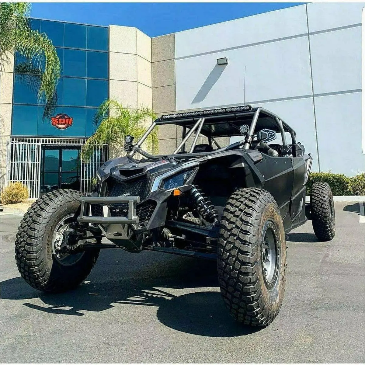 Can Am X3 Max Raw Baja Cage 1