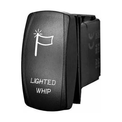 Lighted Whip Rocker Switch 1