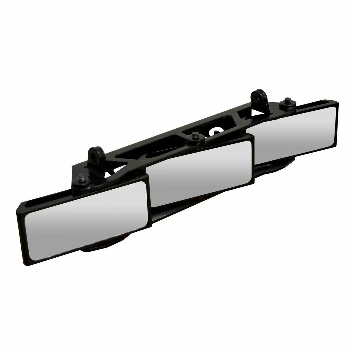3 Panel Rear View Mirror With 1.75" Clamps 1