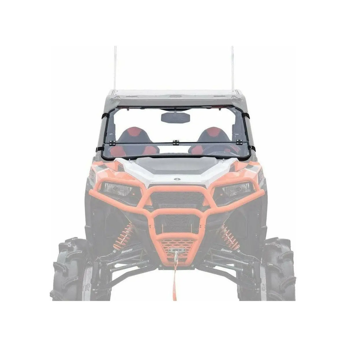 Polaris General Scratch Resistant Flip Down Windshield 1