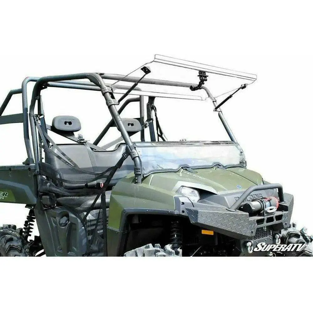 Polaris Ranger 800 Scratch Resistant Flip Windshield 1
