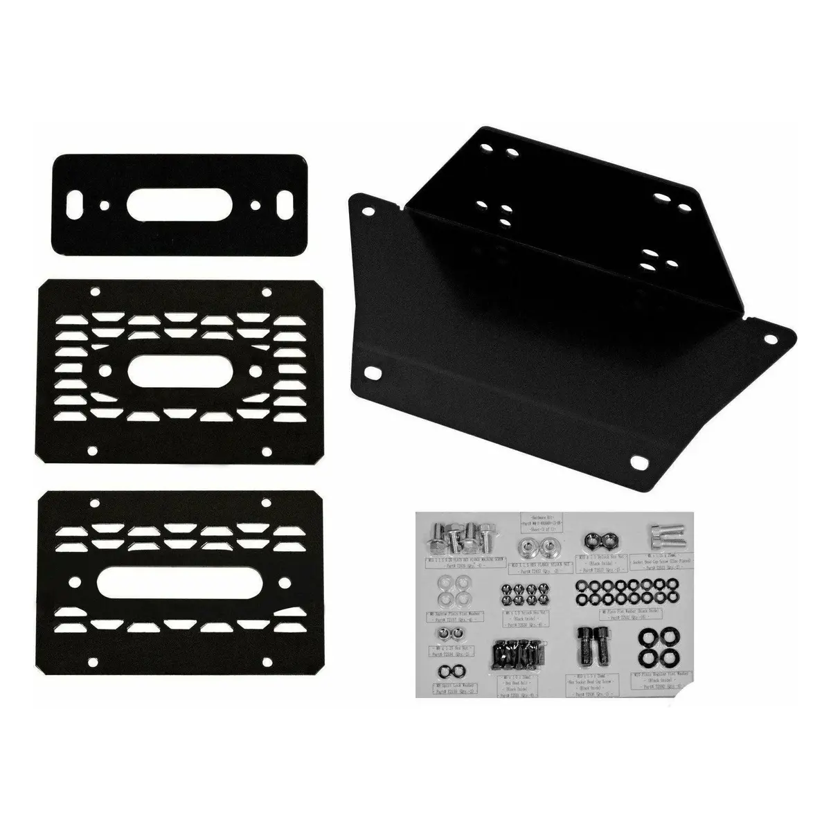 Polaris Ranger Xp 1000 Winch Mounting Plate 1