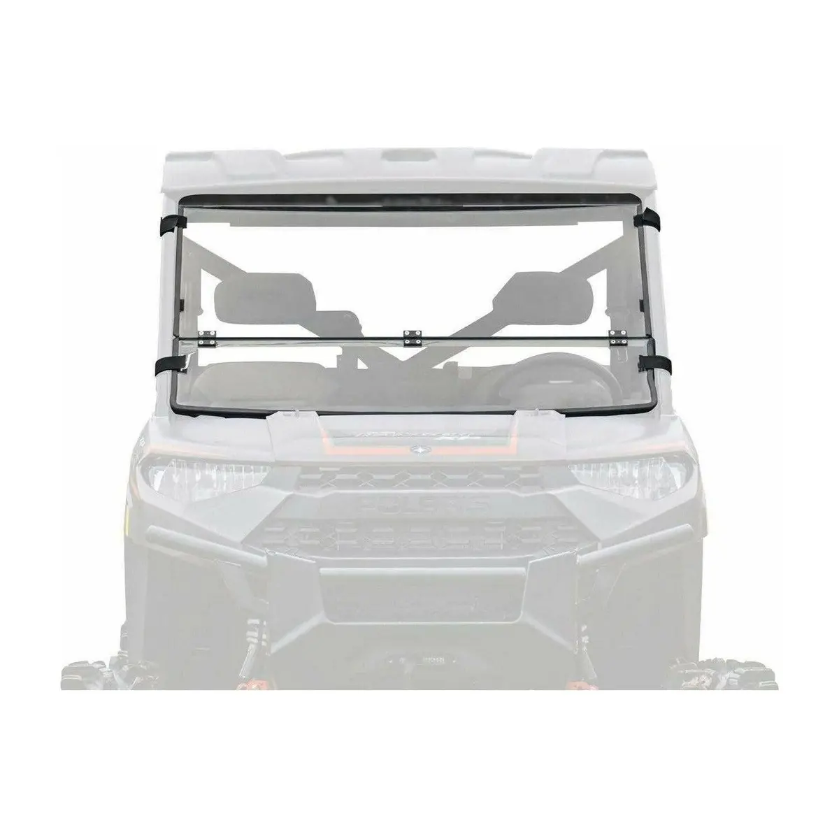 Polaris Ranger Xp 900 Scratch Resistant Flip Down Windshield 1