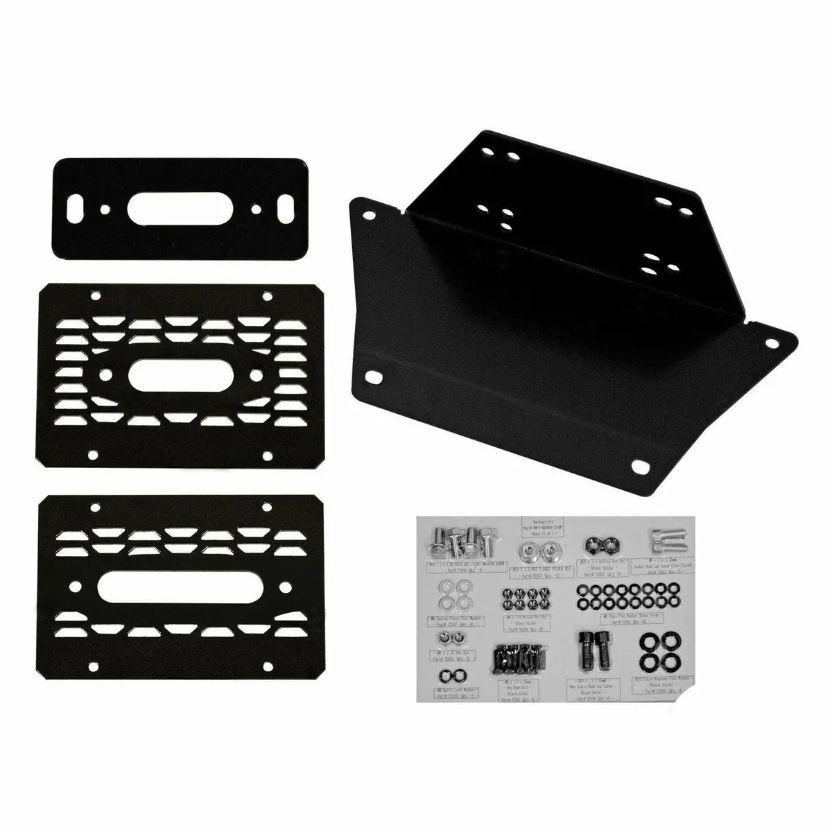Polaris Ranger Xp 900 Winch Mounting Plate 1