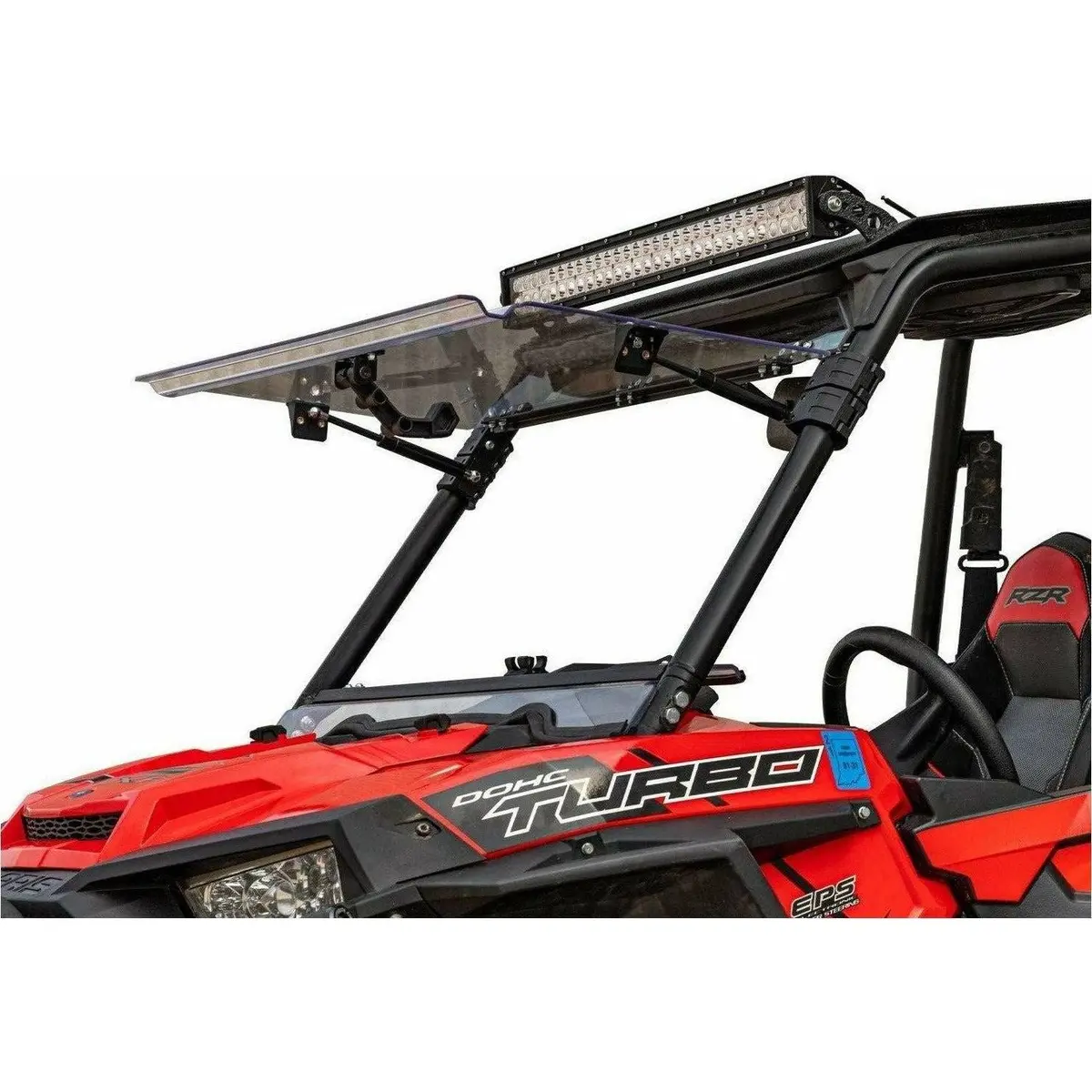 Polaris Rzr 900 Scratch Resistant Flip Windshield 1