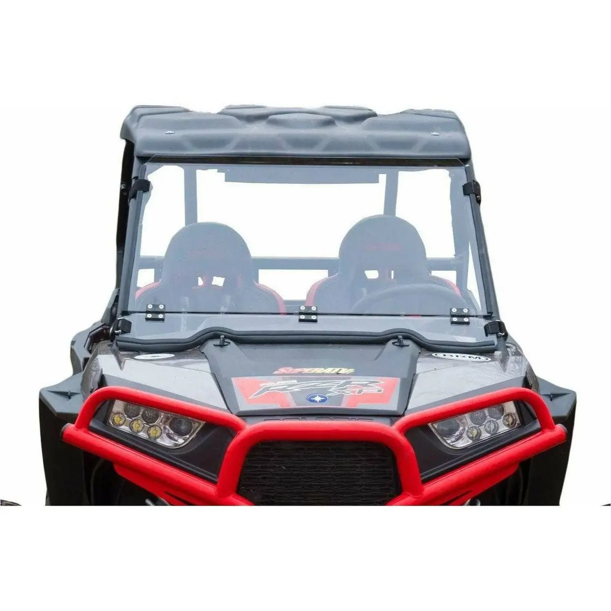Polaris Rzr Xp 1000 Scratch Resistant Flip Down Windshield 1