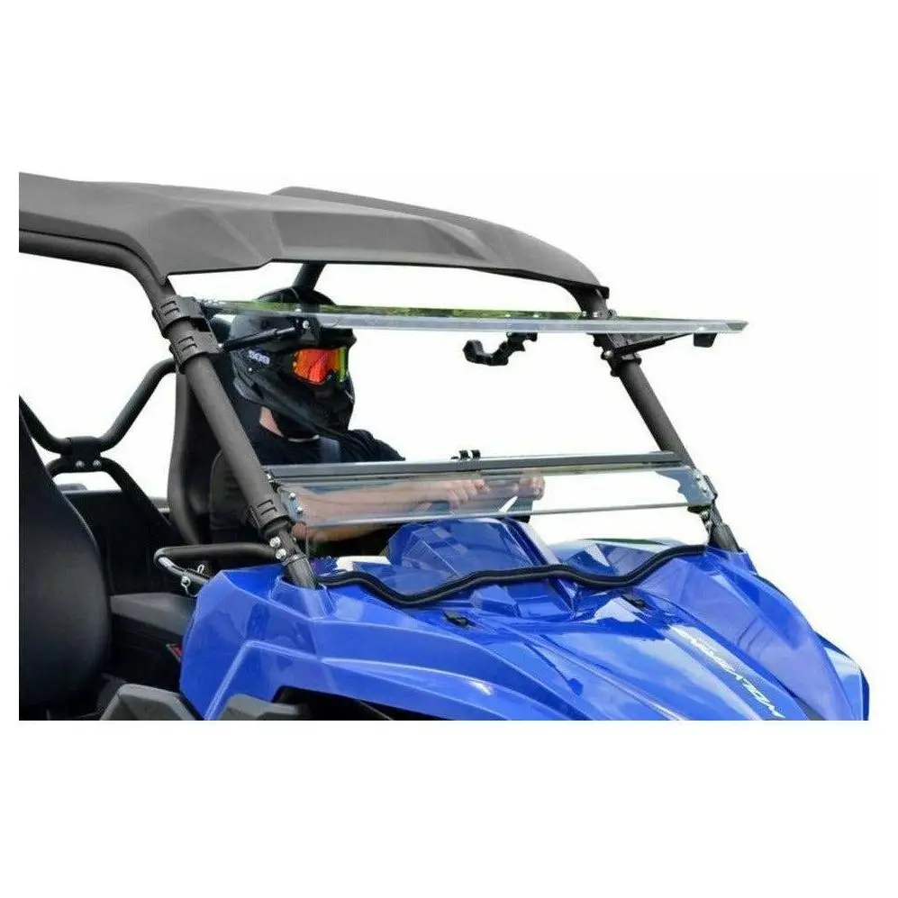Yamaha Wolverine Scratch Resistant Flip Windshield 1