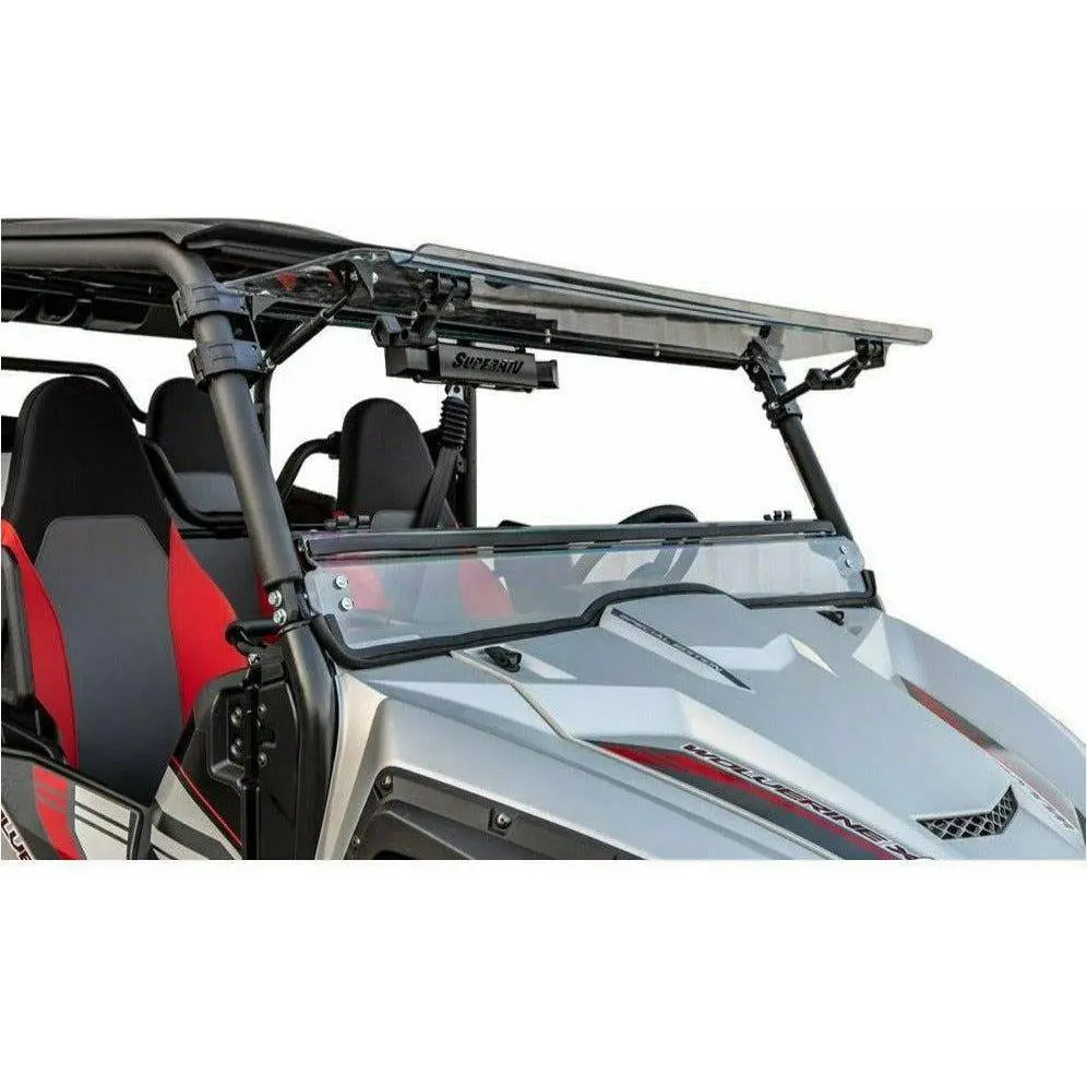 Yamaha Wolverine X4 Scratch Resistant Flip Windshield 1