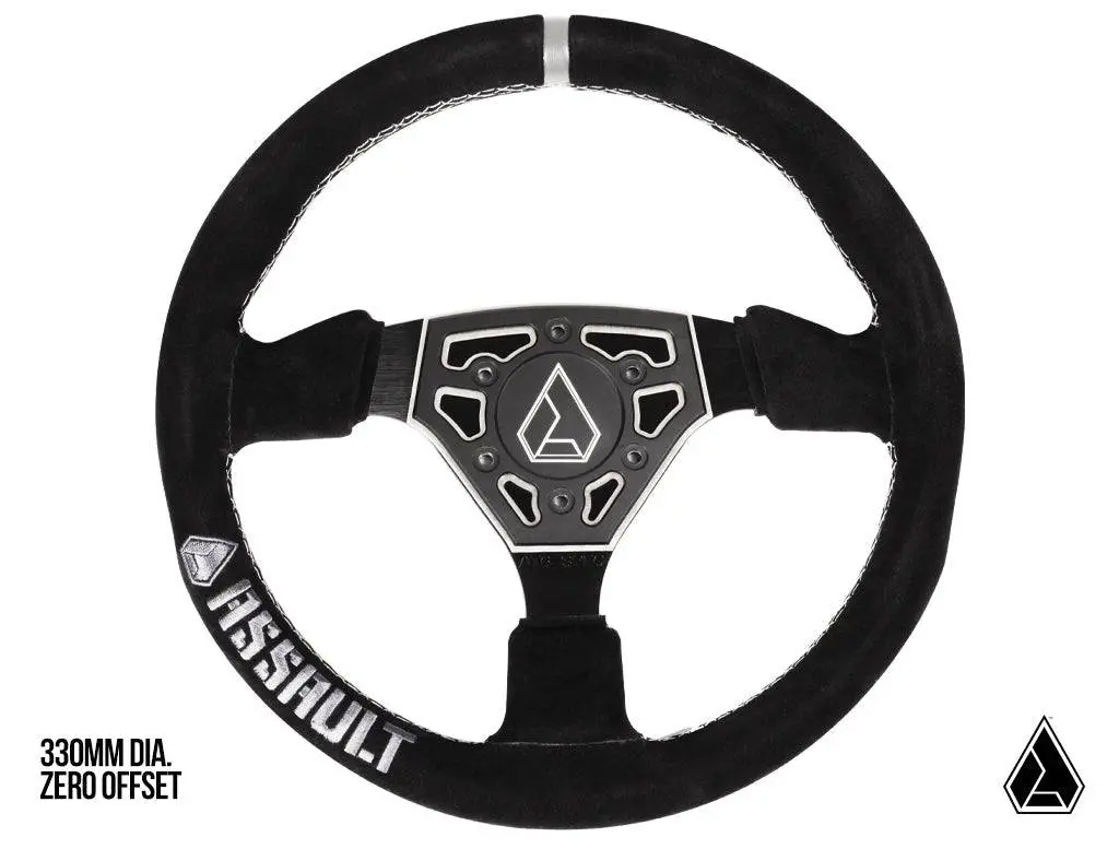 Assault Industries Universal Navigator Suede Utv Steering Wheel 1