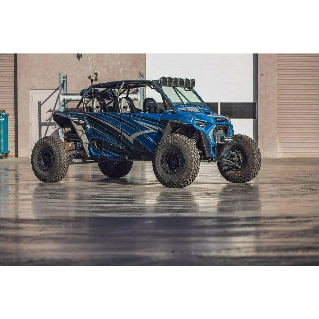 Polaris Rzr 4 (2019+) Raw Sand Slayer Speed Cage With Roof 1