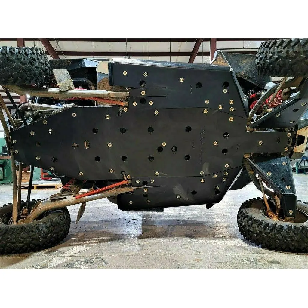Polaris Rzr Turbo R Full Skid Plate With Sliders 3