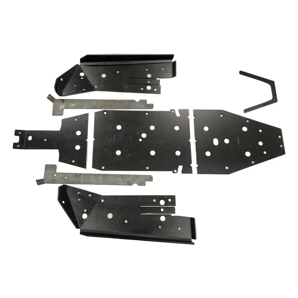 Polaris Rzr Turbo R Full Skid Plate With Sliders 1