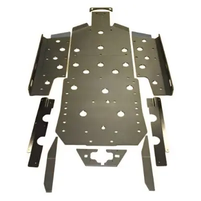 Polaris Rzr Xp 900 Full Skid Plate With Sliders 1