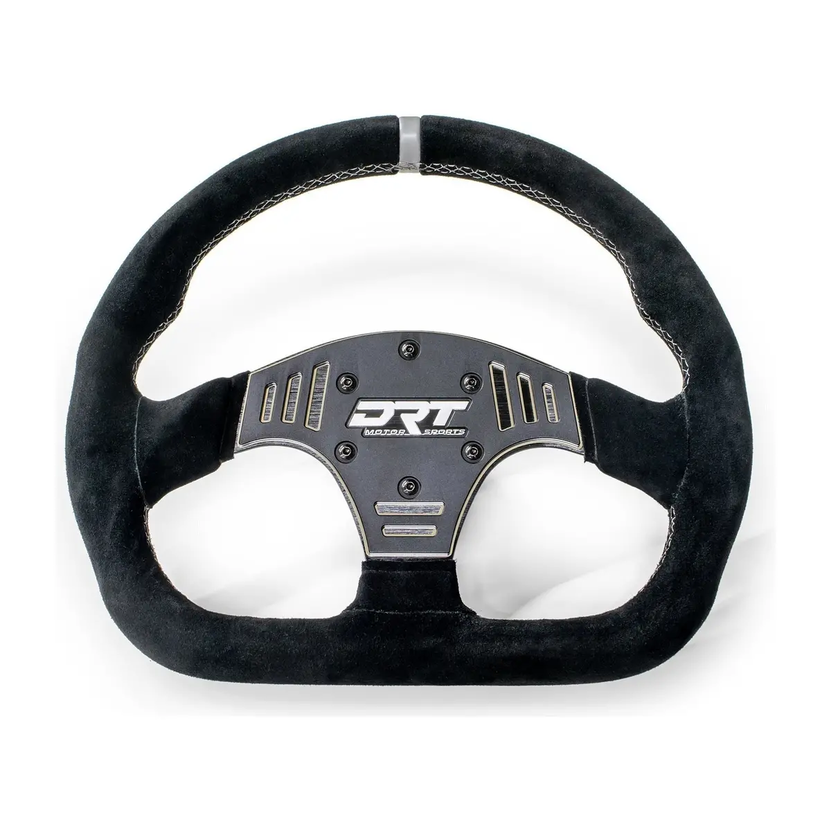 Utv D-Shape Suede Steering Wheel 1