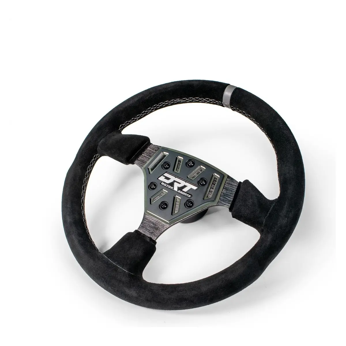 Utv Round Suede Steering Wheel 2