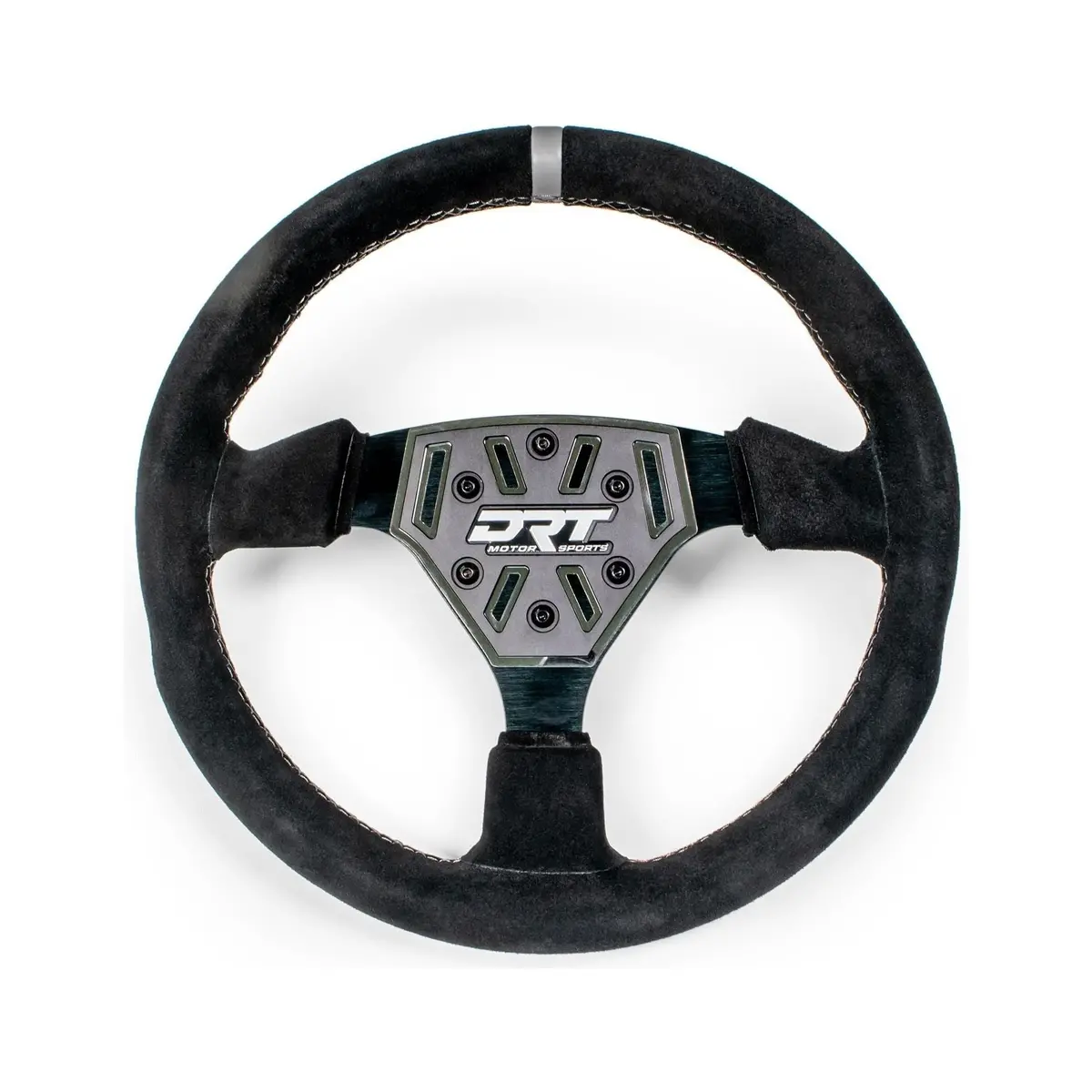 Utv Round Suede Steering Wheel 1