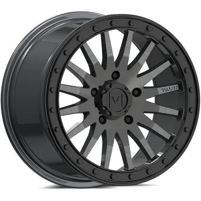 V06 Beadlock Wheel (Brushed Gunmetal) 1