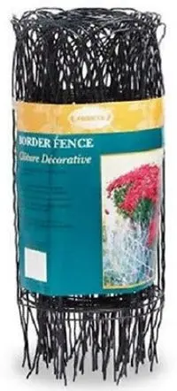 Panacea 89309 14"H X 20'L Green Arch Top Garden Border Fence / Fencing - Quantity Of 2 1