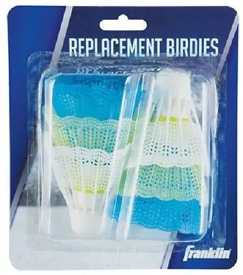 Franklin 52619 6 Pack Grade A Badminton Replacement Shuttlecocks / Birdies - Quantity Of 12 1