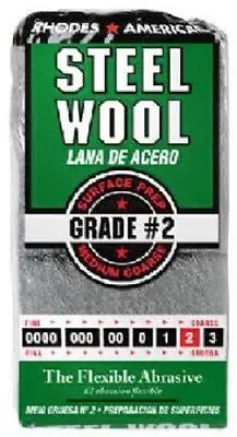 (12)  Packages Homax 10121112 12 Packs #2 Medium Coarse Steel Wool Pads 1