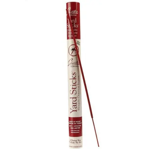 Scent Shop 90910 15-Pack Skeeter Screen Incense Mosquito Deterrent Yard Stick - Quantity Of 12 1