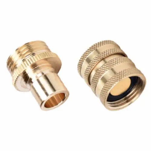 Green Thumb 09Qcgt Solid Brass Male & Female Garden Hose Quick Connector Set - Quantity Of 24 1