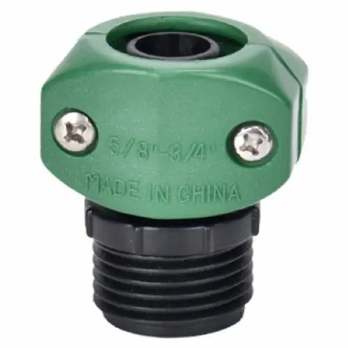 Zhejiang 50005 5/8" & 3/4" Poly Male Garden Hose End Repair Coupling - Quantity Of 6 1