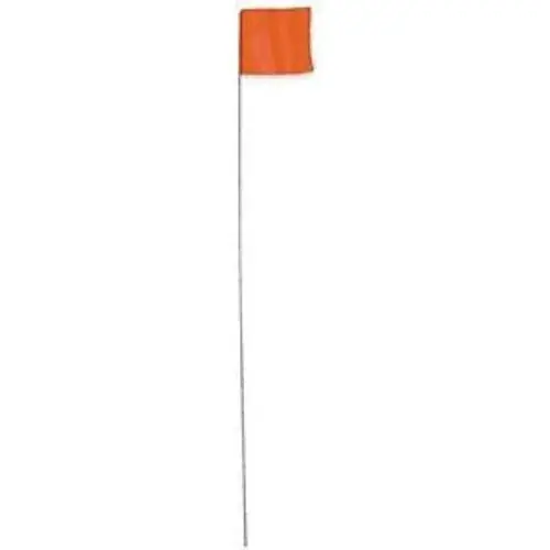 Hanson 15079 100-Count Pack Of Glo Orange 21" X 2-1/2" X 3-1/2" High Visibility Marking / Stake Flags - Quantity Of 1 1