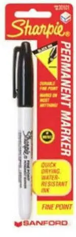 Sanford Sharpie 30101Pp Original Fine Point Permanent Black Marker Pens - Quantity Of 96 1