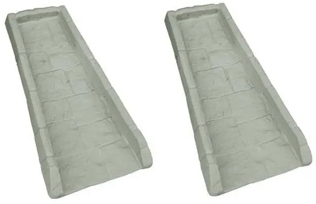 Suncast Sb24 Decorative Gutter Downspout Splash Blocks - Quantity Of 2 1