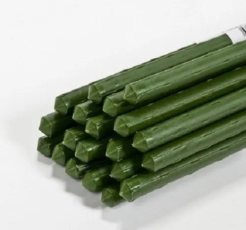 Panacea 84186 6 Ft (72 Inches) Heavy Duty Green Coated Metal Plant Sturdy Stakes - Quantity Of 50 1